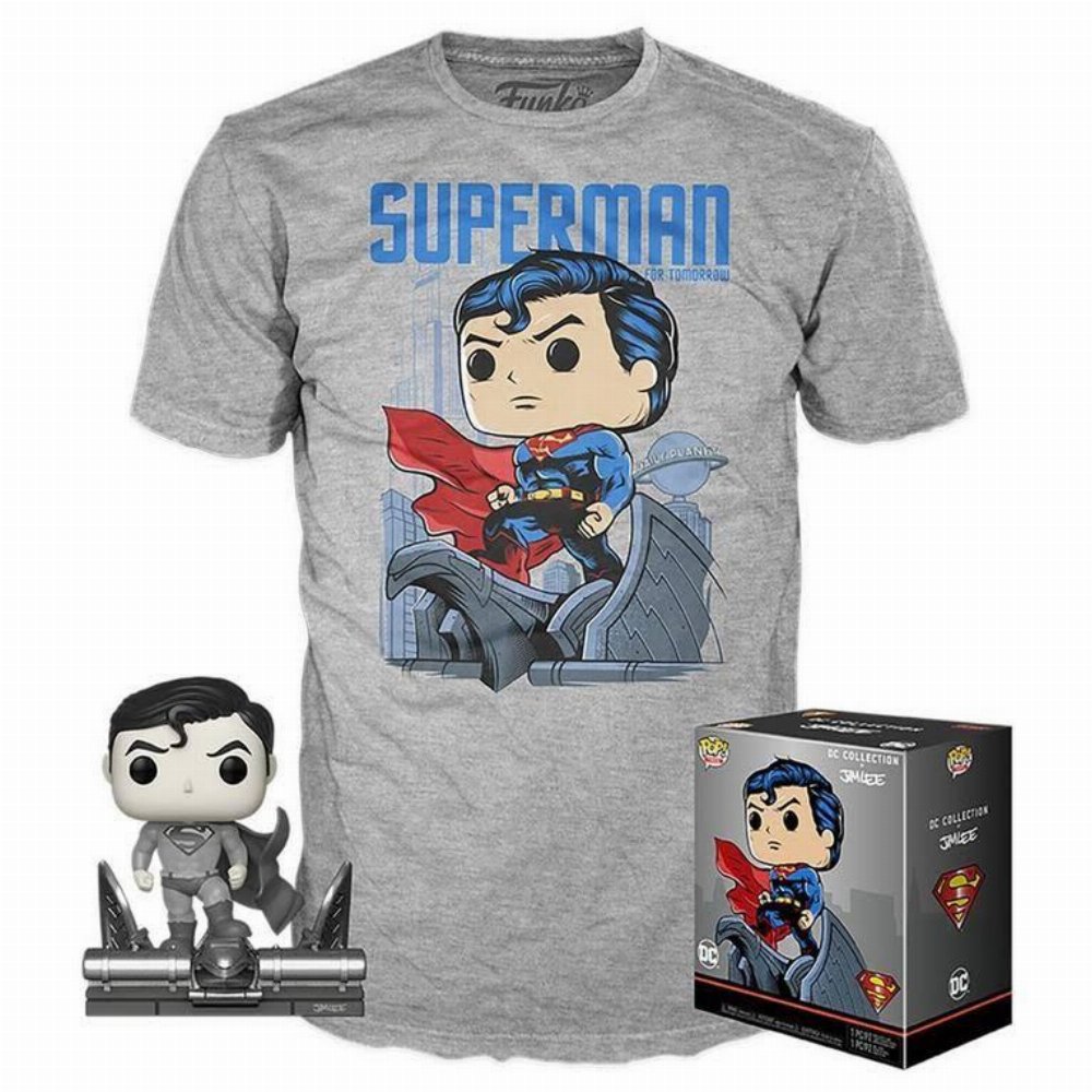 Συλλεκτικό Funko Box: DC Heroes – Jim Lee: Superman Funko POP! with T-Shirt (M)