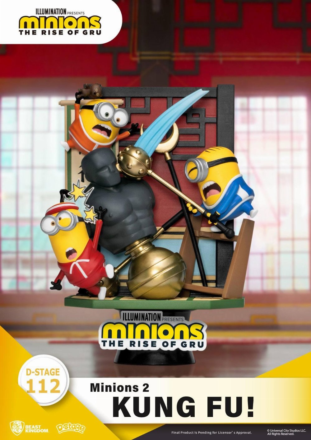 Φιγούρα Minions 2: D-Stage – Kung Fu! Statue (15cm)