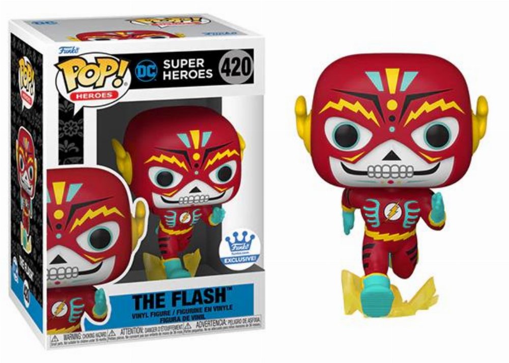 Φιγούρα Funko POP! DC Heroes: Dia De Los DC – The Flash #420 (Funko-Shop Exclusive)