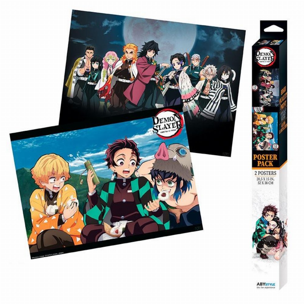 Demon Slayer: Kimetsu no Yaiba – Chibi Αυθεντικές Αφίσες (52x38cm)