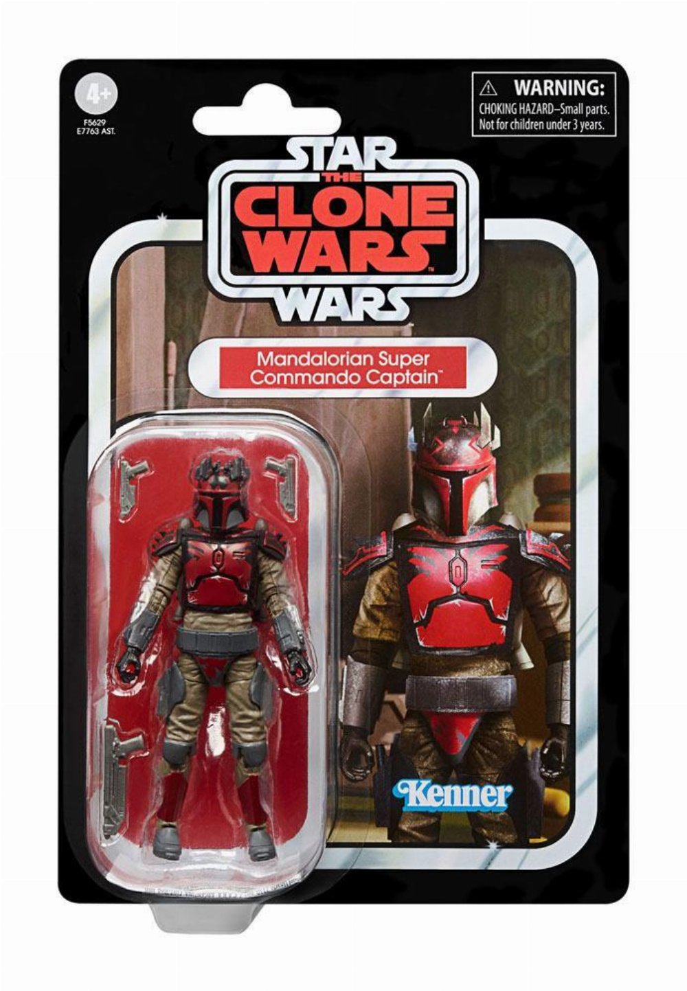 Star Wars: Vintage Collection – Mandalorian Super Commando Captain Φιγούρα Δράσης (10cm)