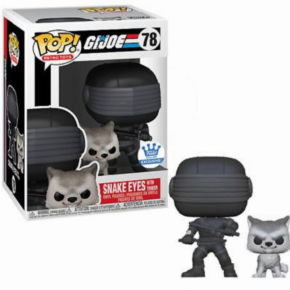 Φιγούρα Funko POP! Retro Toys: GI Joe – Snake Eyes with Timber #78 (Funko-Shop Exclusive)