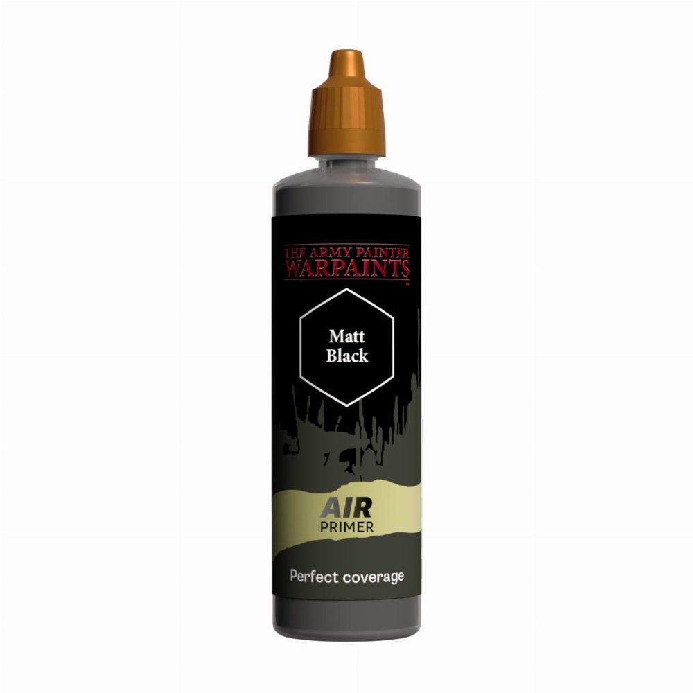 The Army Painter – Air Primer Matt Black Χρώμα Μοντελισμού (100ml)