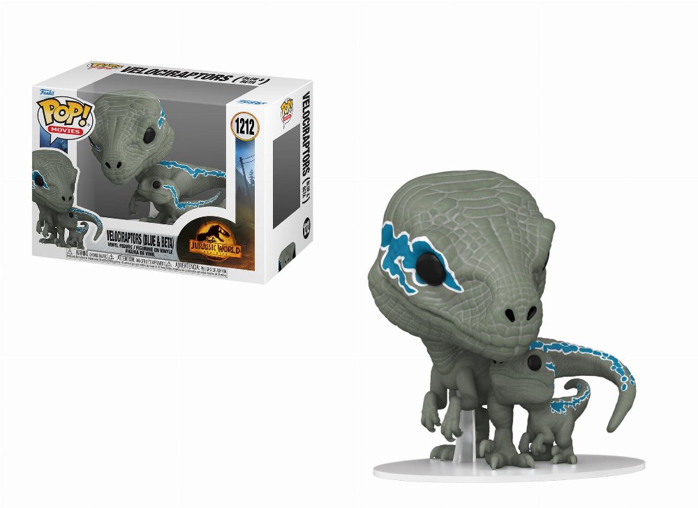Φιγούρα Funko POP! Jurassic World: Dominion – Velociraptors (Blue & Beta) #1212