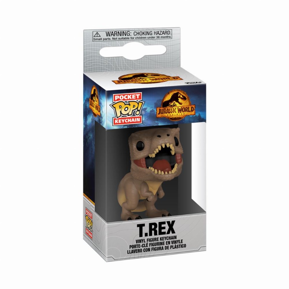 Funko Pocket POP! Μπρελόκ Jurassic World: Dominion – T-Rex Φιγούρα