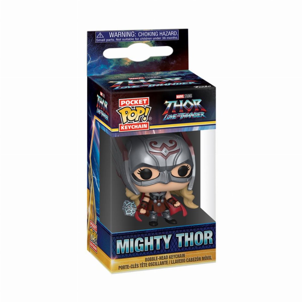 Funko Pocket POP! Μπρελόκ Thor: Love and Thunder – Mighty Thor Φιγούρα