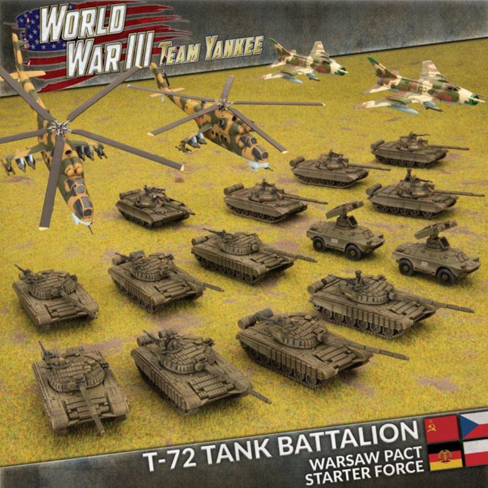 World War 3: Team Yankee – Warsaw Pact Starter Force: T-72 Tank Battalion