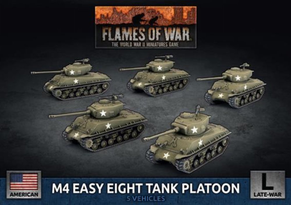 Flames of War – M4 Easy Eight Platoon