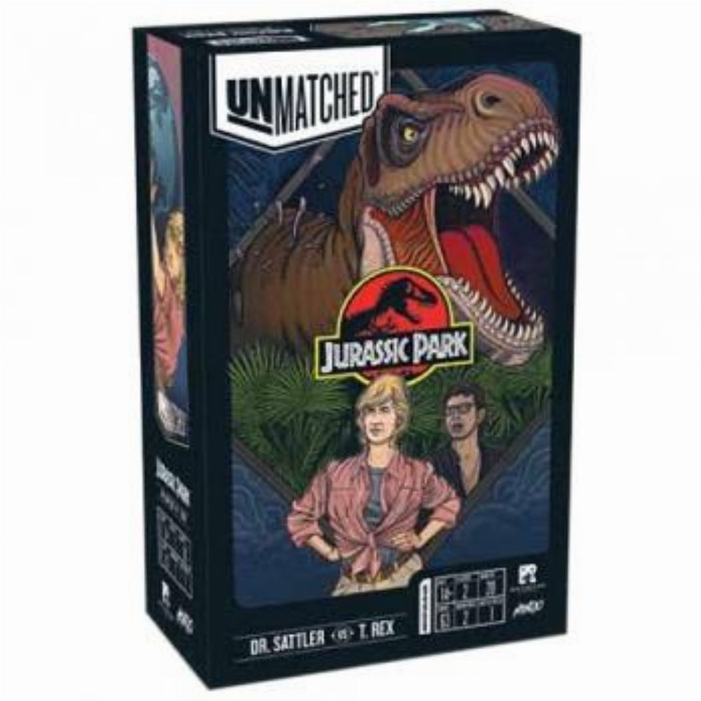 Επιτραπέζιο Παιχνίδι Unmatched: Jurassic Park – Dr. Sattler vs. T. Rex