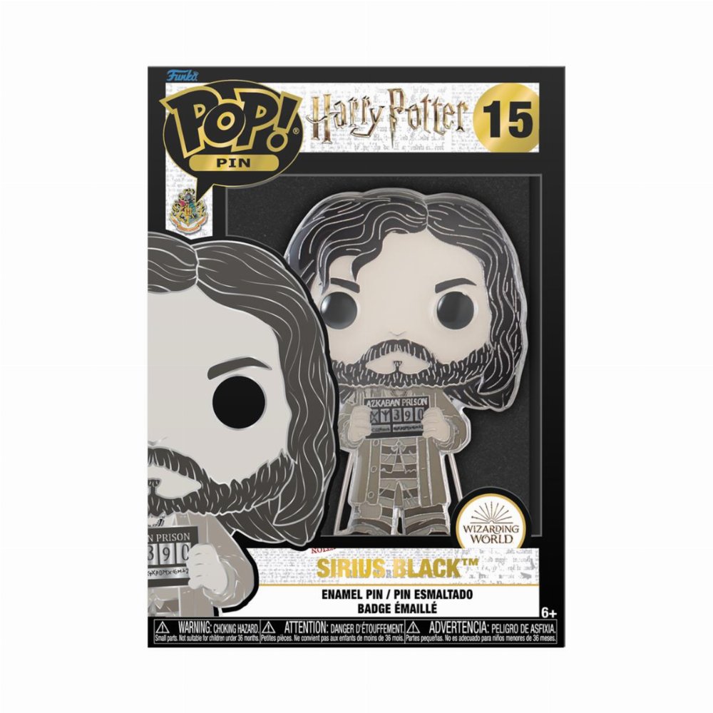 Funko POP! Harry Potter – Sirius Black #15 Μεγάλη Μεταλλική Καρφίτσα