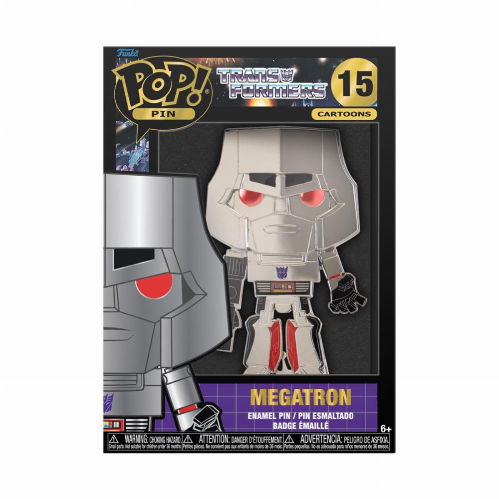 Funko POP! Transformers – Megatron #15 Μεγάλη Μεταλλική Καρφίτσα