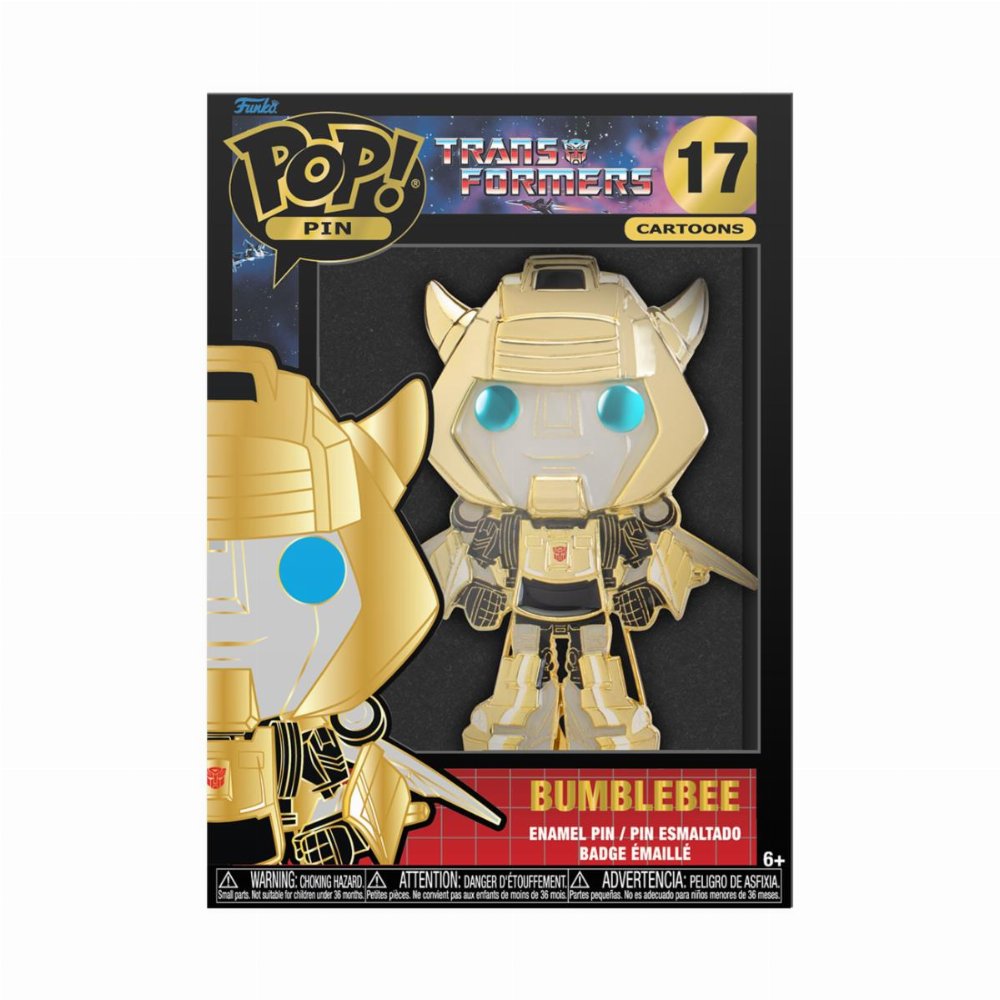 Funko POP! Transformers – Bumblebee #17 Μεγάλη Μεταλλική Καρφίτσα