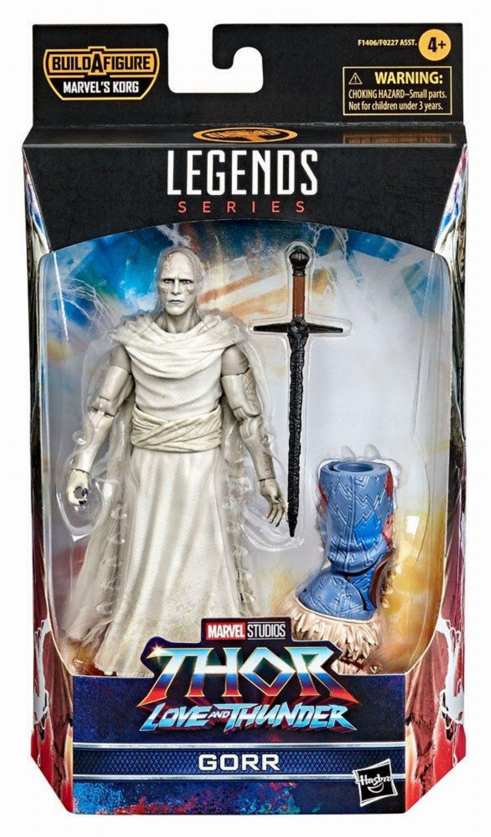 Φιγούρα Δράσης Thor: Love and Thunder Marvel Legends – Gorr (15cm) (Build-a-Figure Korg)