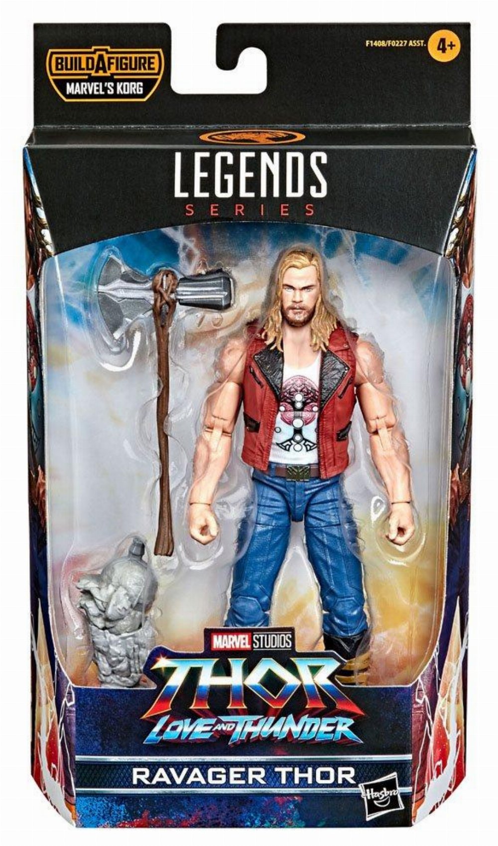 Φιγούρα Δράσης Thor: Love and Thunder Marvel Legends – Ravager Thor (15cm) (Build-a-Figure Korg)