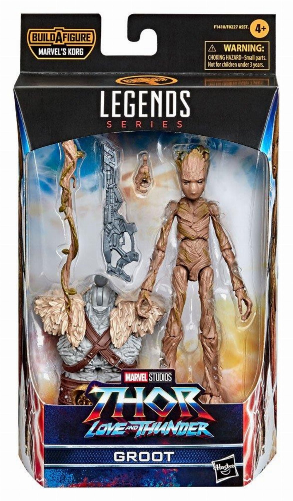 Φιγούρα Δράσης Thor: Love and Thunder Marvel Legends – Groot (15cm) (Build-a-Figure Korg)