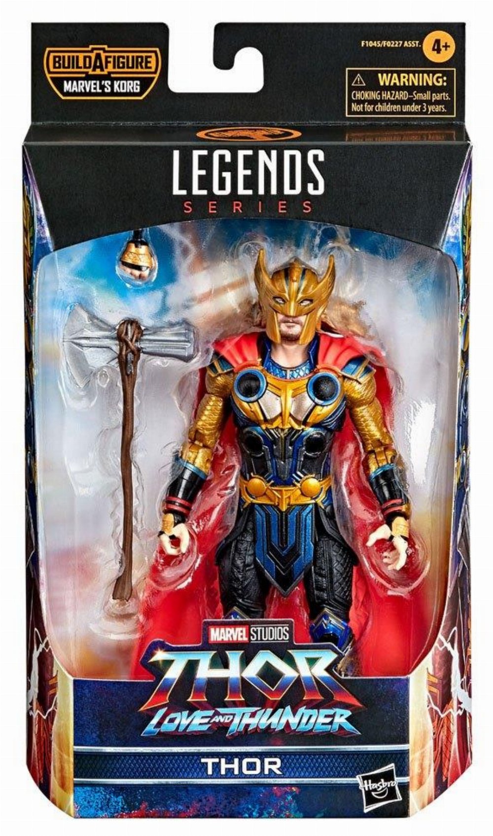 Φιγούρα Δράσης Thor: Love and Thunder Marvel Legends – Thor (15cm) (Build-a-Figure Korg)