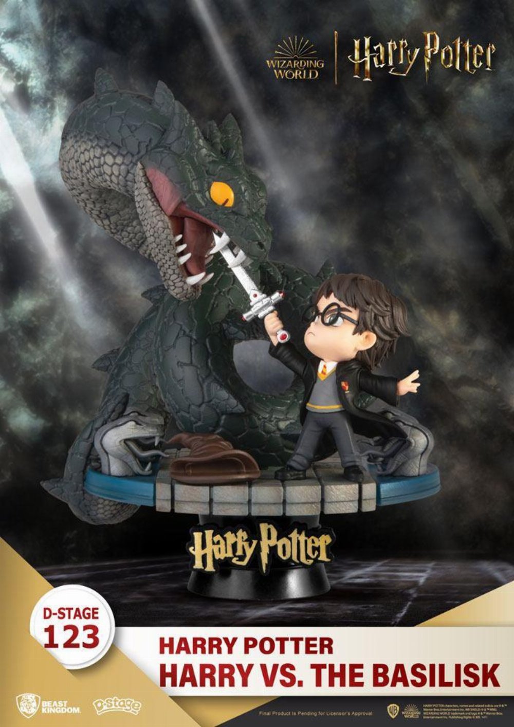Harry Potter: D-Stage – Harry vs. the Basilisk Φιγούρα Αγαλματίδιο (16cm)