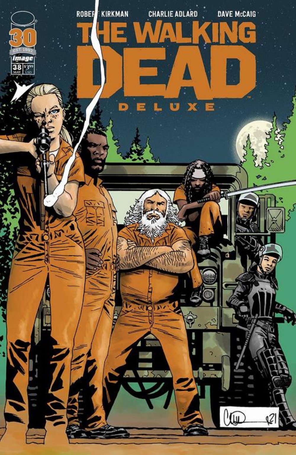 Τεύχος Κόμικ The Walking Dead Deluxe #38 Cover D