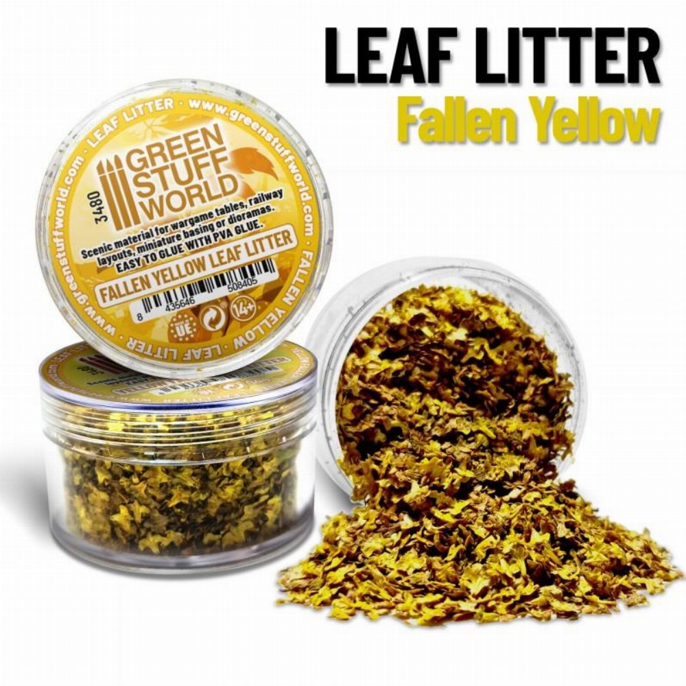 Green Stuff World – Leaf Litter: Fallen Yellow (10gr)