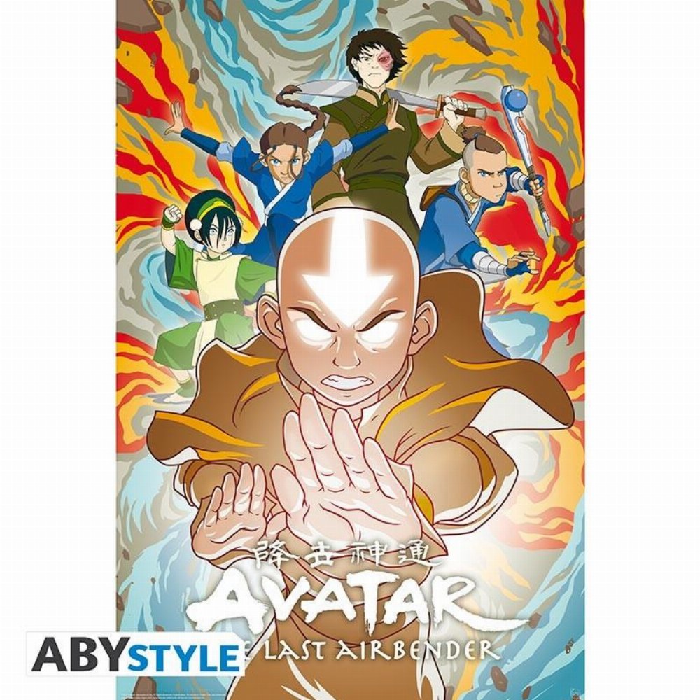 Avatar: The Last Airbender – Mastery of the Elements Αυθεντική Αφίσα (92x61cm)