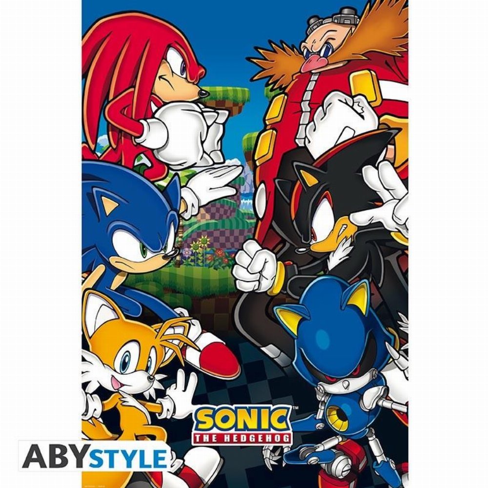 Αυθεντική Αφίσα Sonic the Hedgehog – Group (92x61cm)