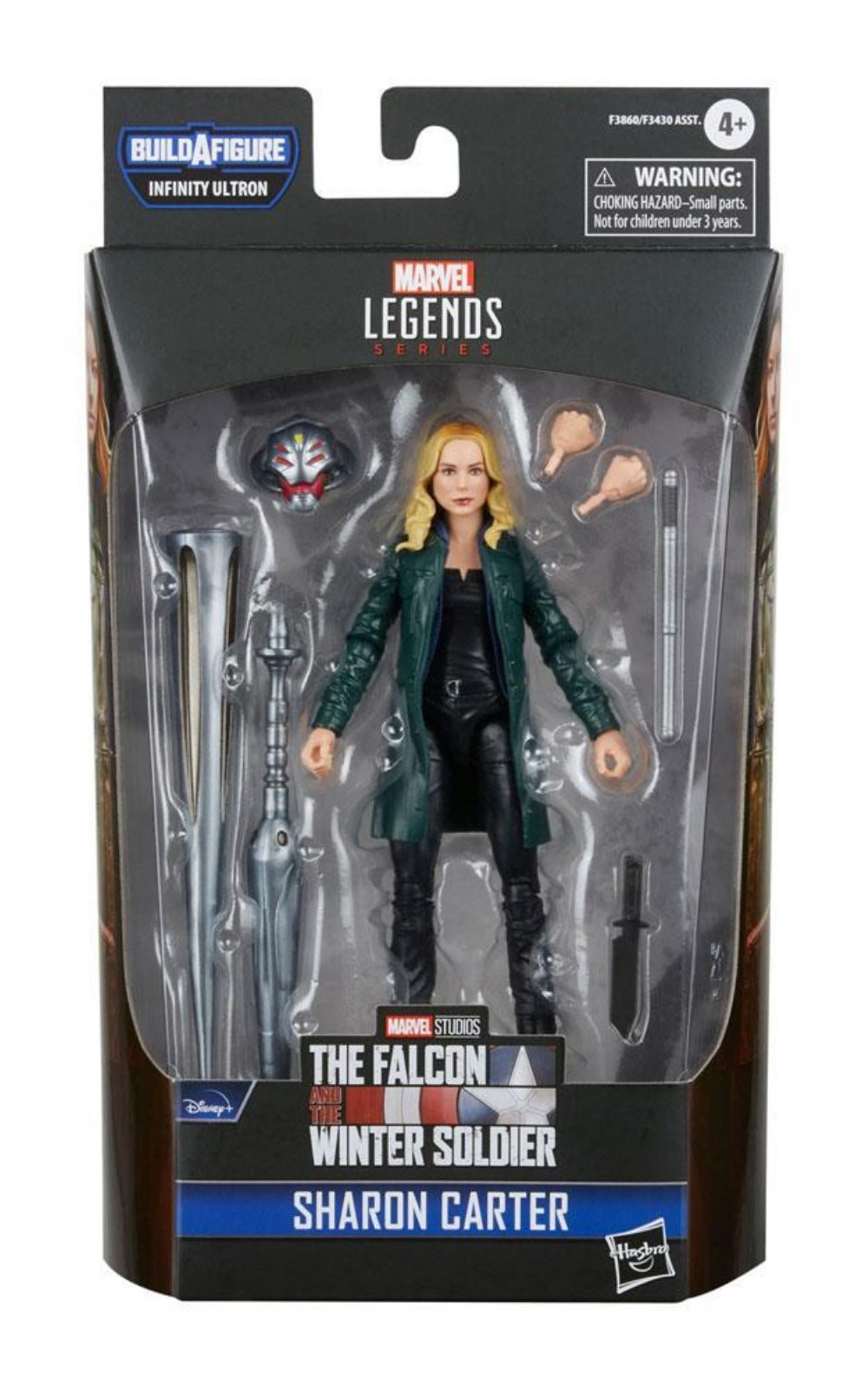 The Falcon and the Winter Soldier: Marvel Legends – Sharon Carter Φιγούρα Δράσης (15cm) (Build-a-Figure Infinity Ultron)