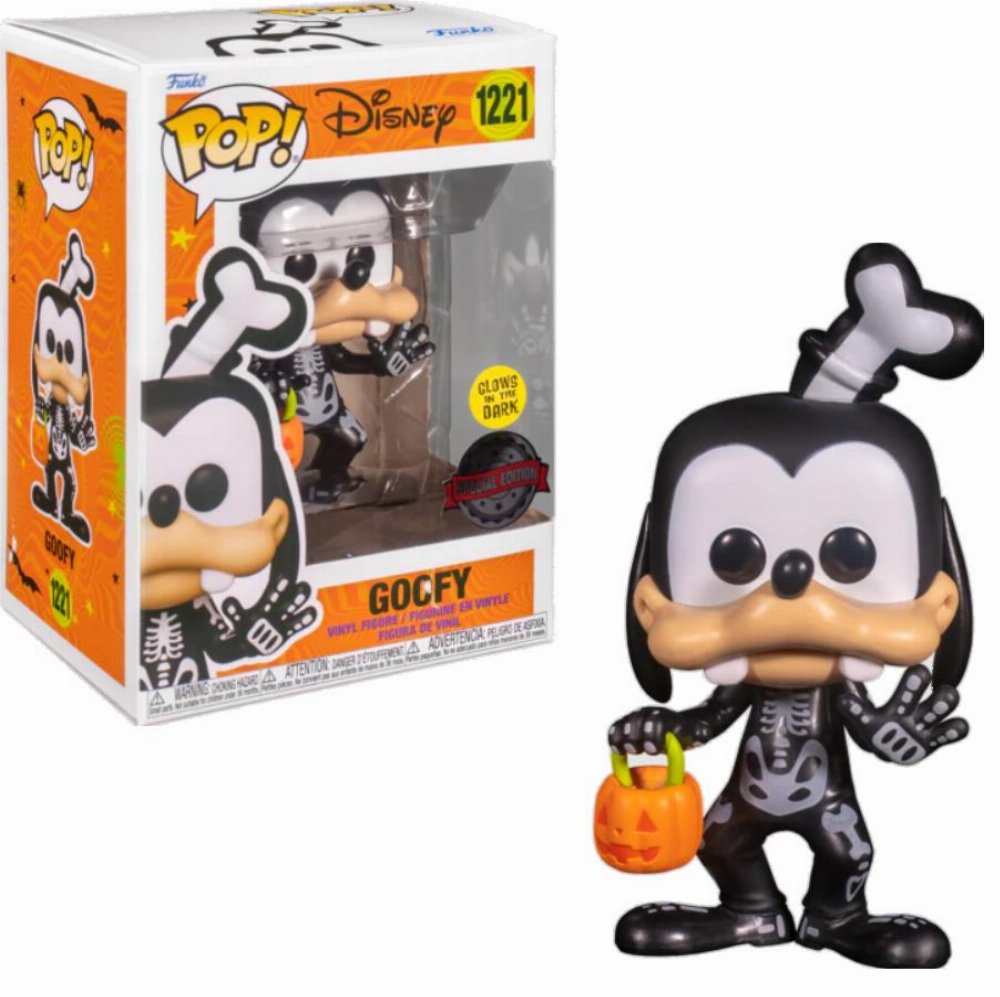 Φιγούρα Funko POP! Disney – Trick or Treat Goofy (GITD) #1221 (Exclusive)