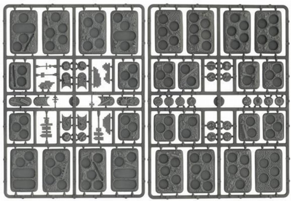 Flames of War – Plastic Bases – Rubble