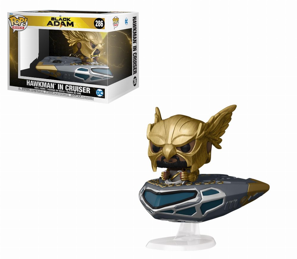 Φιγούρα Funko POP! Rides: Black Adam – Hawkman in Cruiser #286