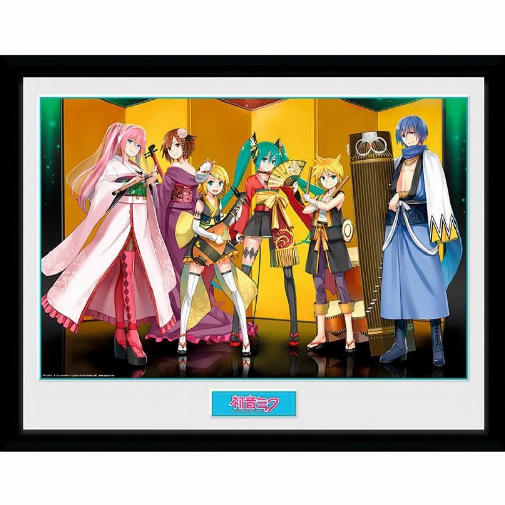 Vocaloid: Hatsune Miku – Kuroshishi Unit Αφίσα σε Κάδρο (31x41cm)
