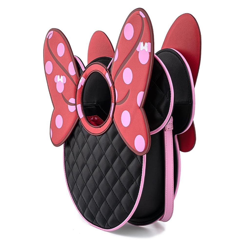 Τσάντα Loungefly – Disney: Minnie Mouse Quilted Bow Head Crossbody