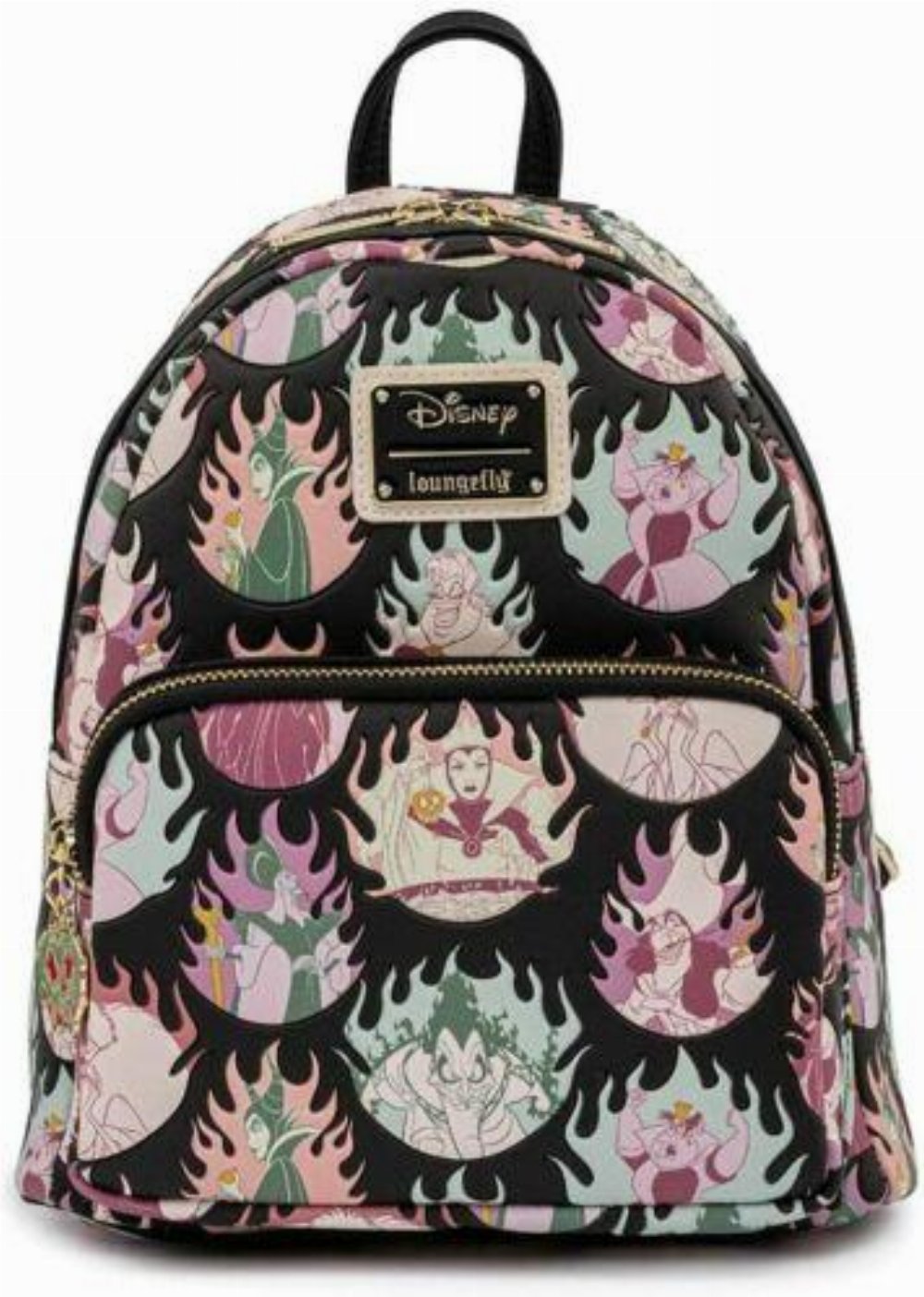 Τσάντα Σακίδιο Loungefly – Disney: Villains Pastel Flames