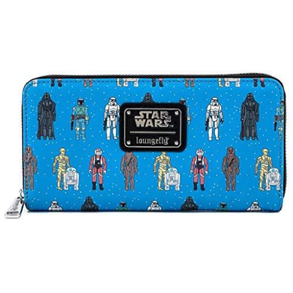 Πορτοφόλι Loungefly – Star Wars: Action Figures All over Place