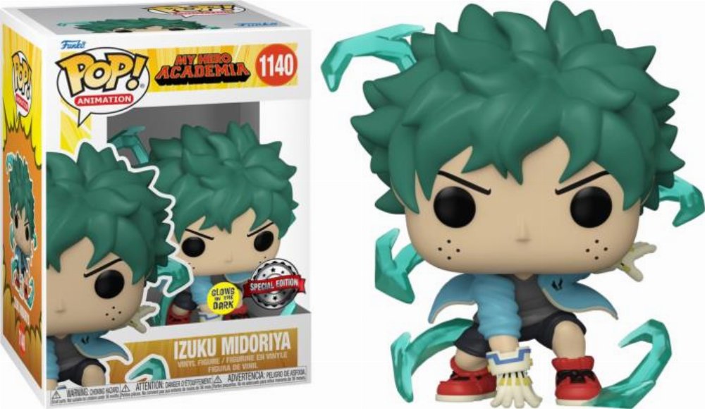 Φιγούρα Funko POP! My Hero Academia – Izuku Midoriya with Gloves (GITD) #1140 (Exclusive)