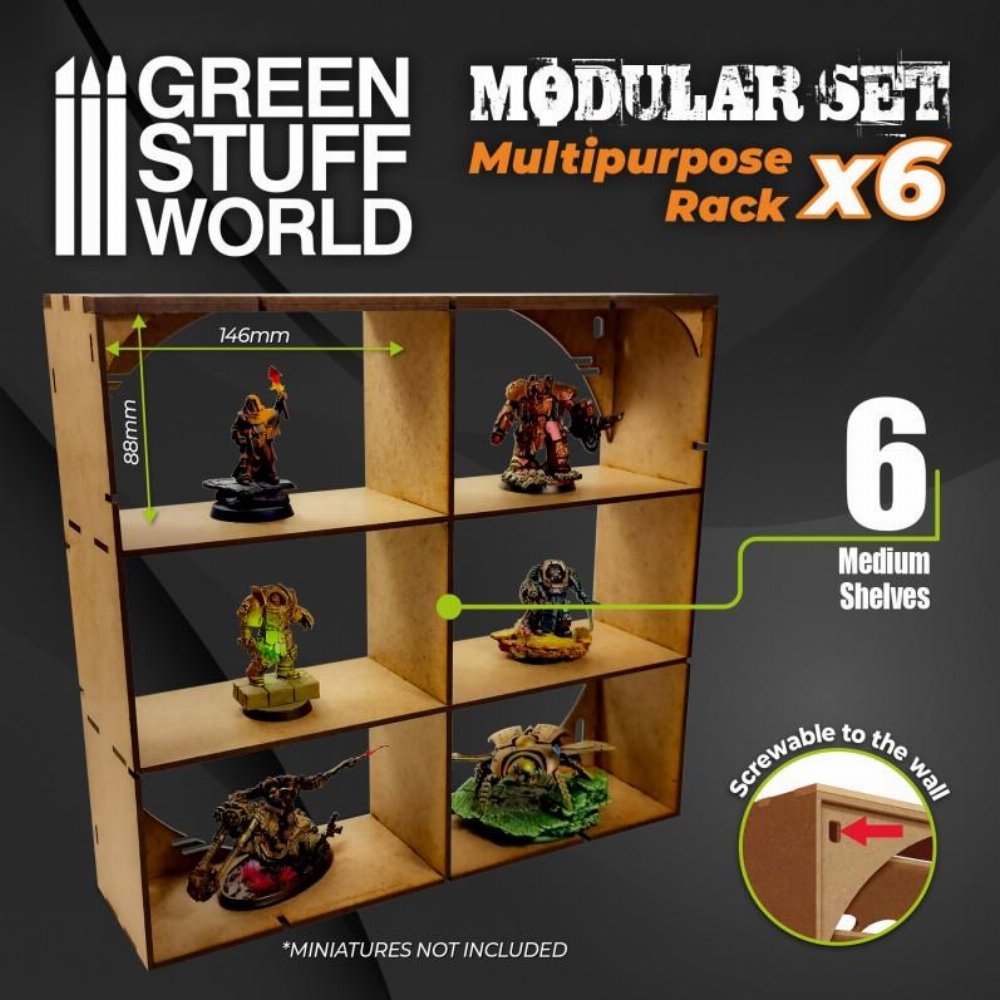 Green Stuff World – MDF Multipurpose Rack (x6)