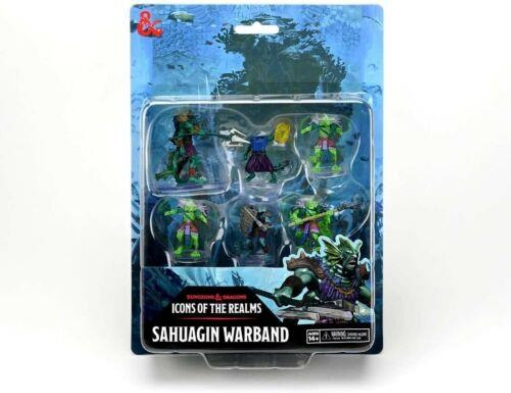 D&D Icons of the Realms Premium Miniature Set – Sahuagin Warband