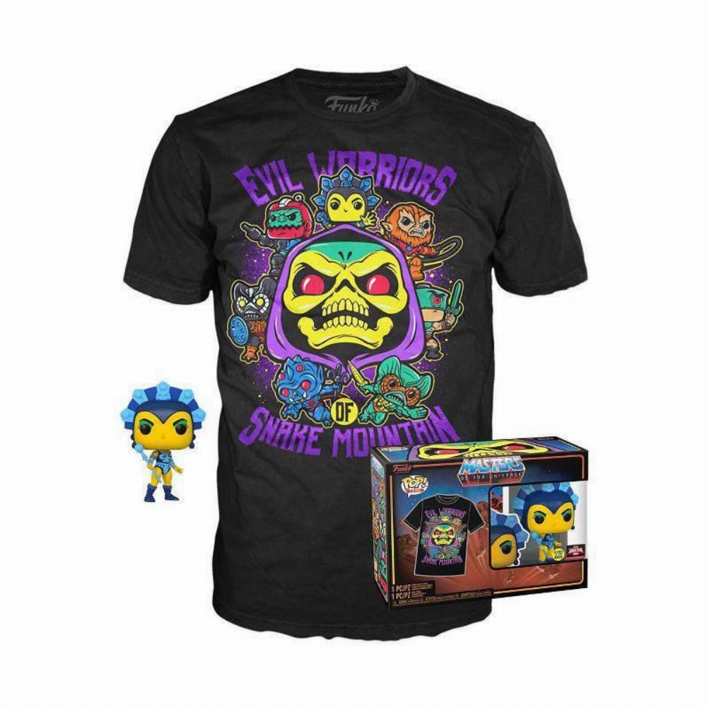 Συλλεκτικό Funko Box: Masters of the Universe – Evil Lyn (GITD) Funko POP! με T-Shirt (L)