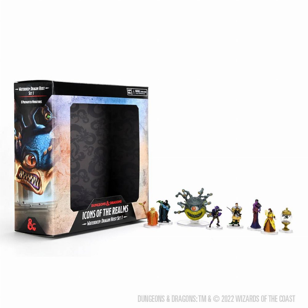 D&D Icons of the Realms Premium Miniature Set – Waterdeep: Dragon Heist Box 1