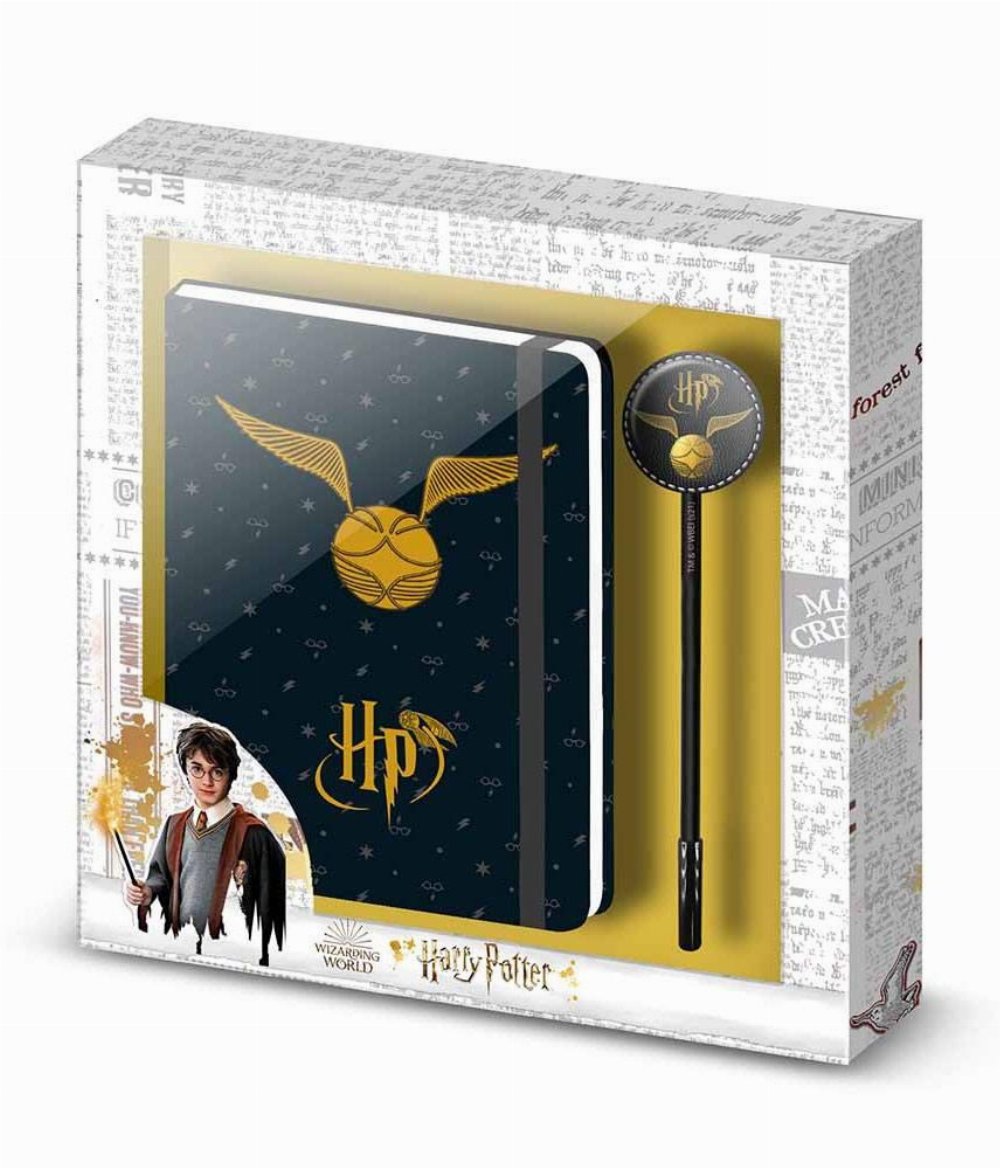 Harry Potter – Golden Snitch Σημειωματάριο με Στυλό