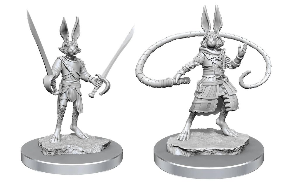 D&D Nolzur’s Marvelous Μινιατούρες – 2x Harengon Rogues