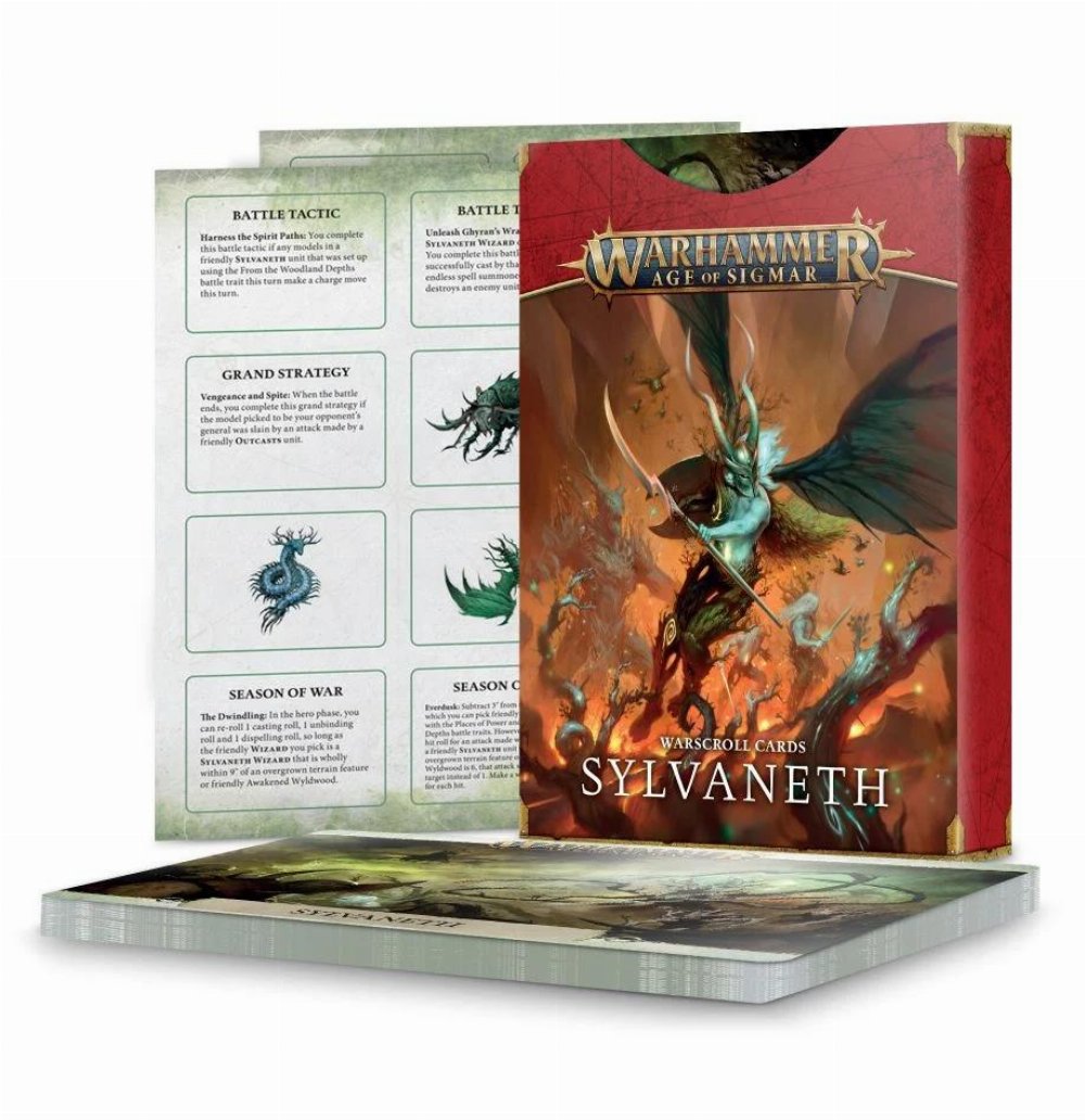 Warhammer Age of Sigmar – Warscroll Cards: Sylvaneth