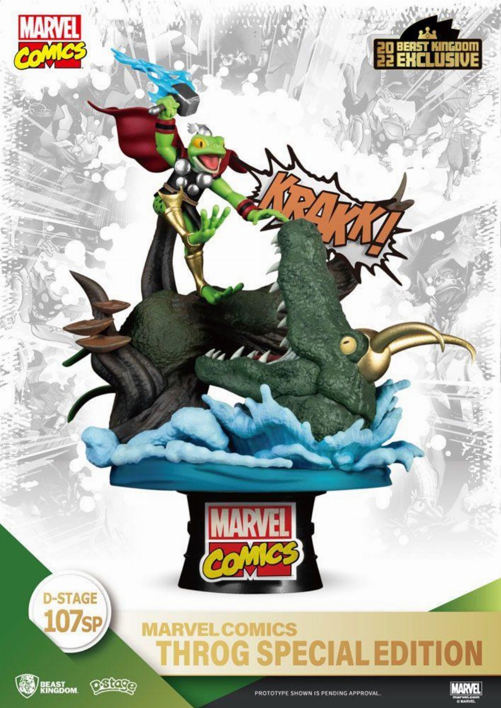 Φιγούρα Αγαλματίδιο Marvel Comics: D-Stage – Throg Diorama (17cm) (LE3000)
