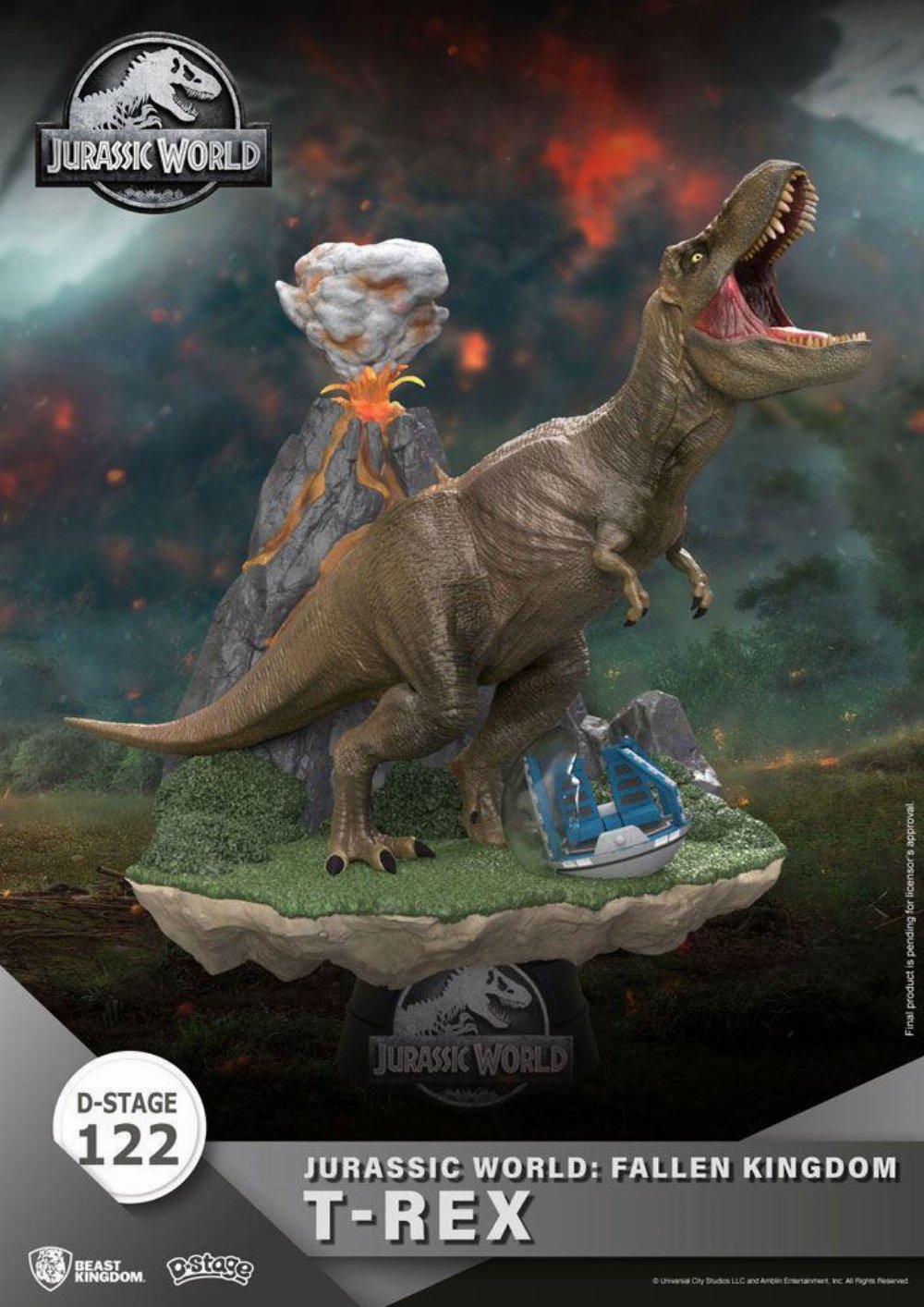 Jurassic World: Dominion D-Stage – T-Rex Φιγούρα Αγαλματίδιο (13cm)