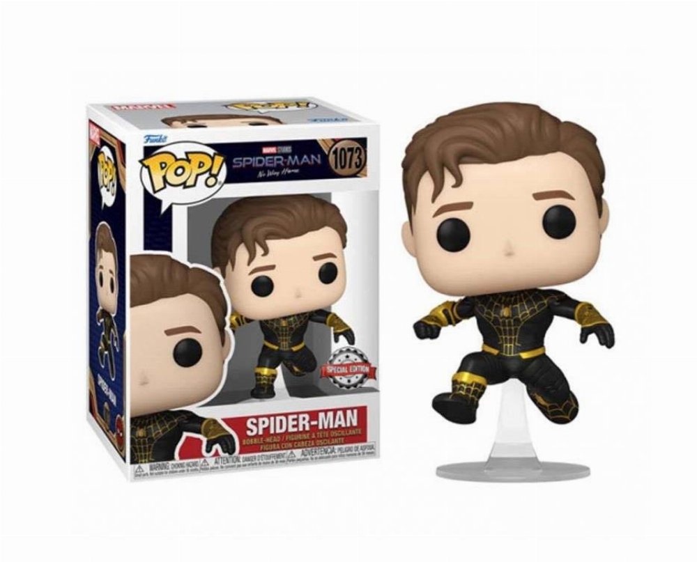 Φιγούρα Funko POP! Marvel: Spider-Man No Way Home – Spider-Man (Black Suit) #1073 (Exclusive)