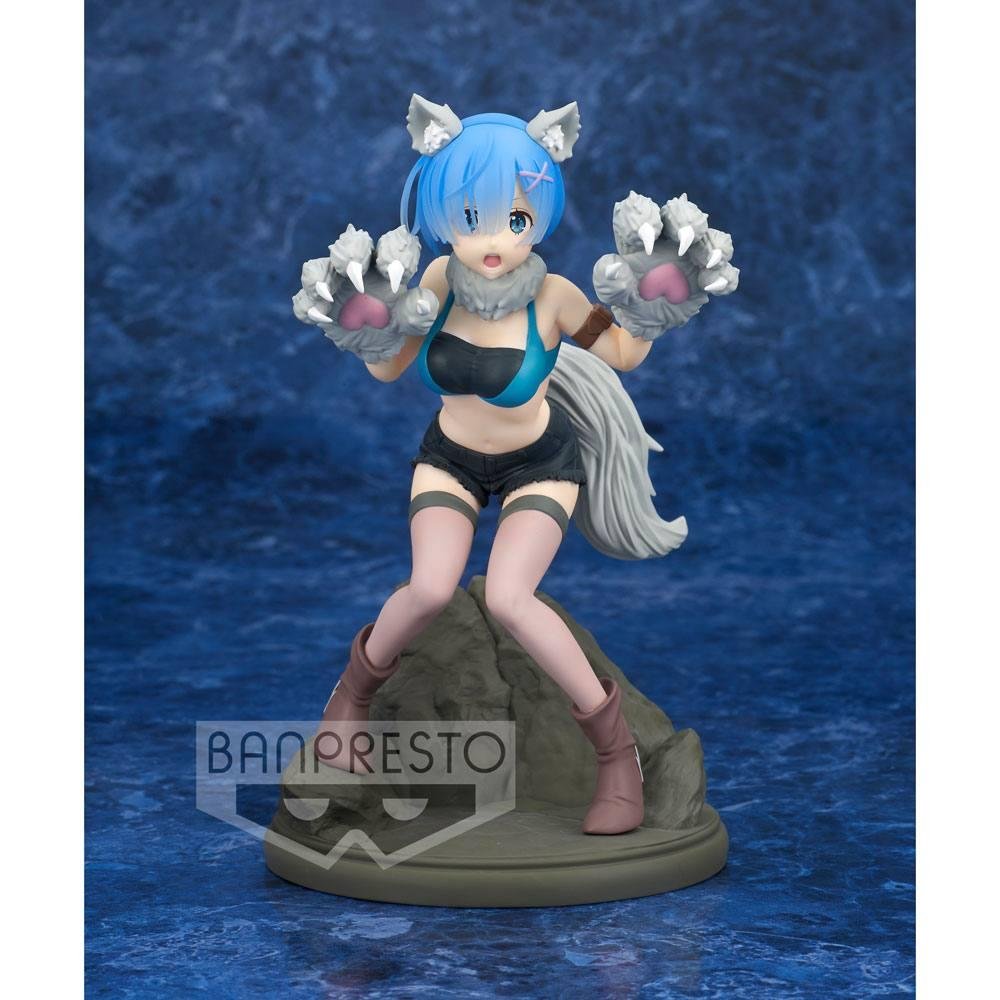 Φιγούρα Αγαλματίδιο Re: Zero Starting Life in Another World: Espresto est-Monster Motions – Rem (18cm)