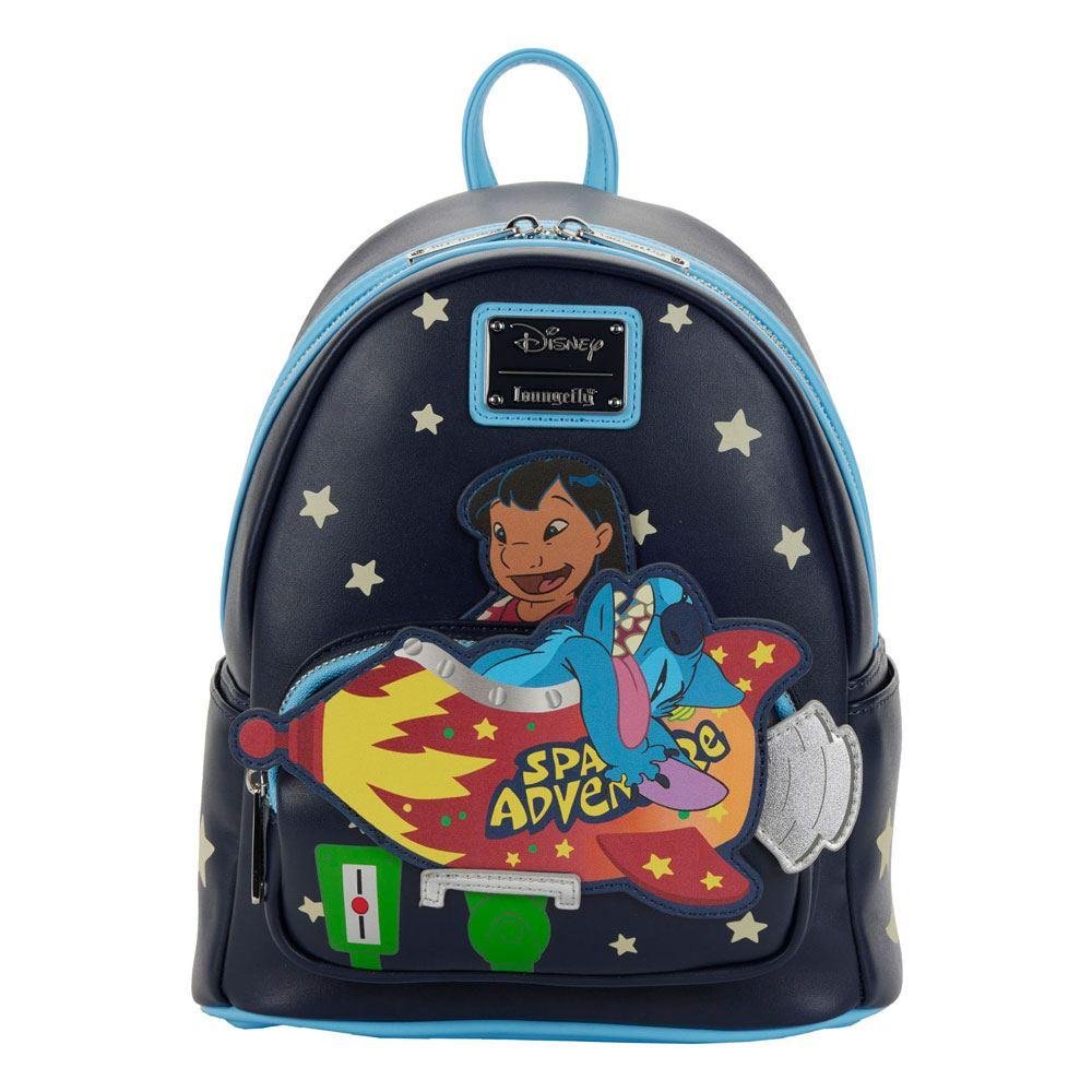 Τσάντα Σακίδιο Loungefly – Disney: Lilo & Stitch Space Adventure (Glow in the Dark)