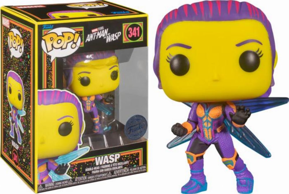 Φιγούρα Funko POP! Marvel – Wasp (Black light) #341 (Exclusive)