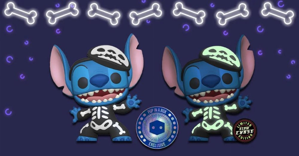 Φιγούρα Funko POP! Bundle of 2: Disney: Lilo & Stitch – Skeleton Stitch #1234 & GITD Chase (Exclusive)