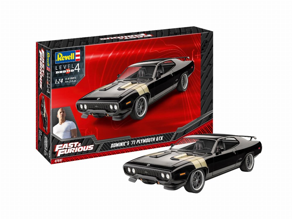 Fast & Furious Dominics 1971 Plymouth GTX (1:25) Σετ Μοντελισμού