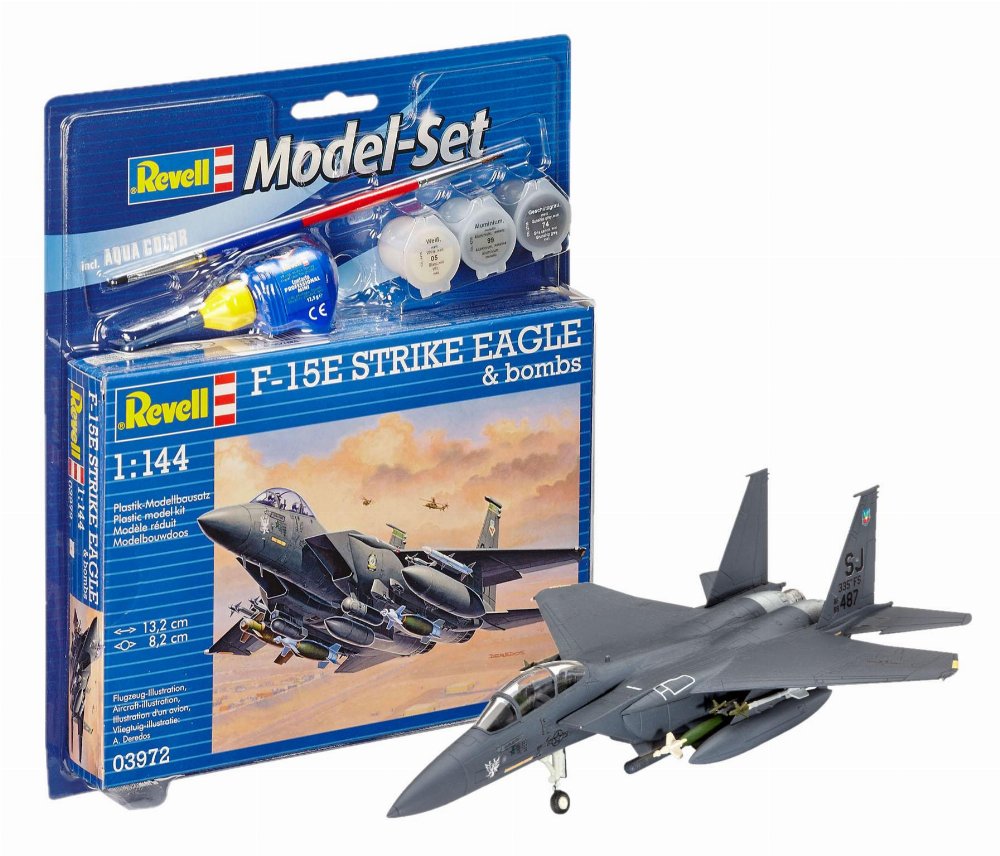 Σετ Μοντελισμού F-15E STRIKE EAGLE & Bombs (1:144)
